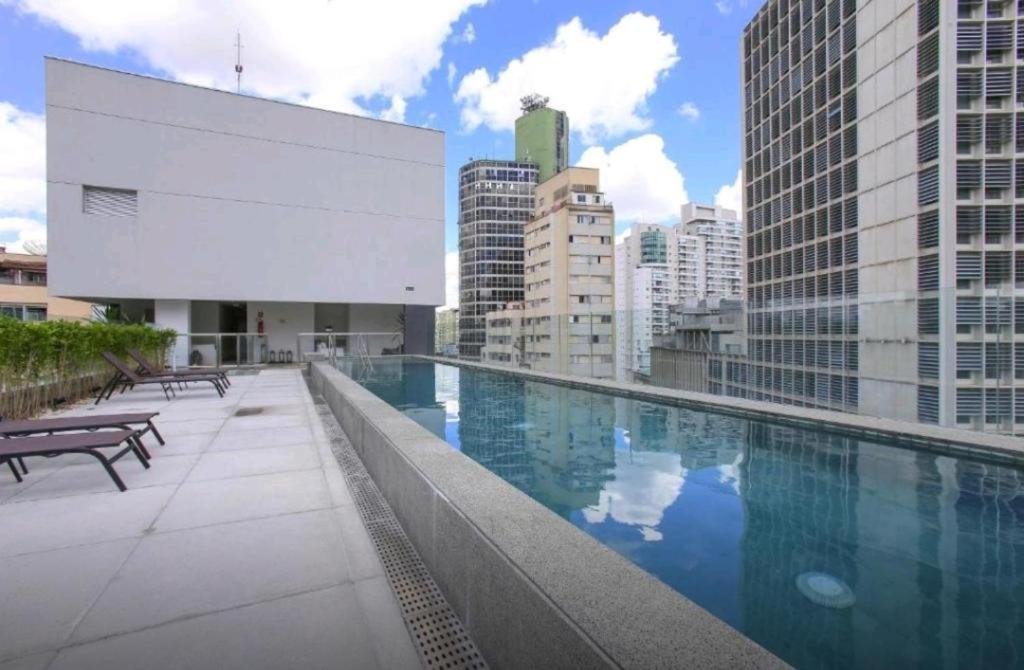 Apto Com Wifi, Piscina, Academia No Coracao De Sao Paulo Apartment Exterior foto